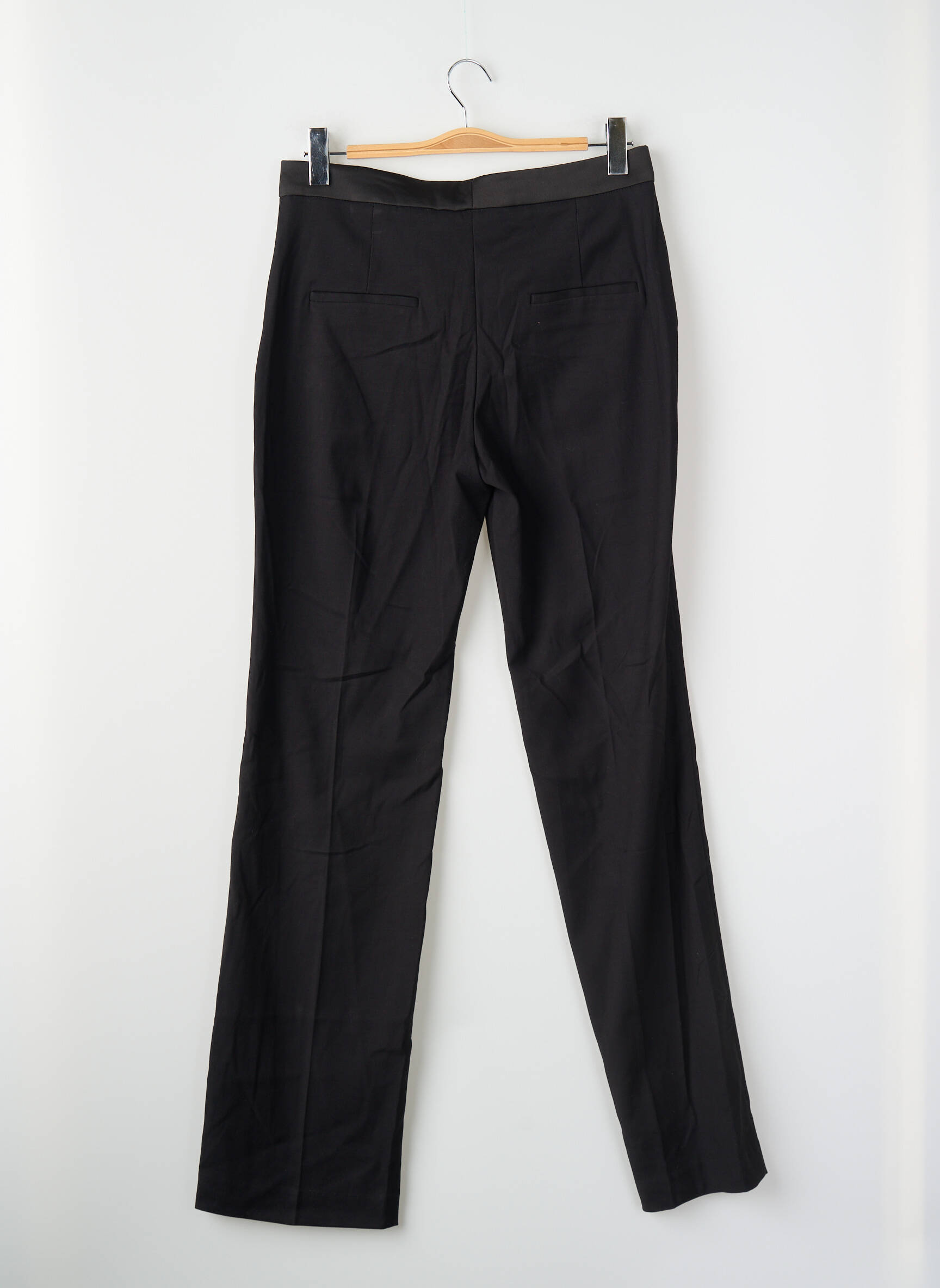 Chino kelnė juodas MANGO moteris