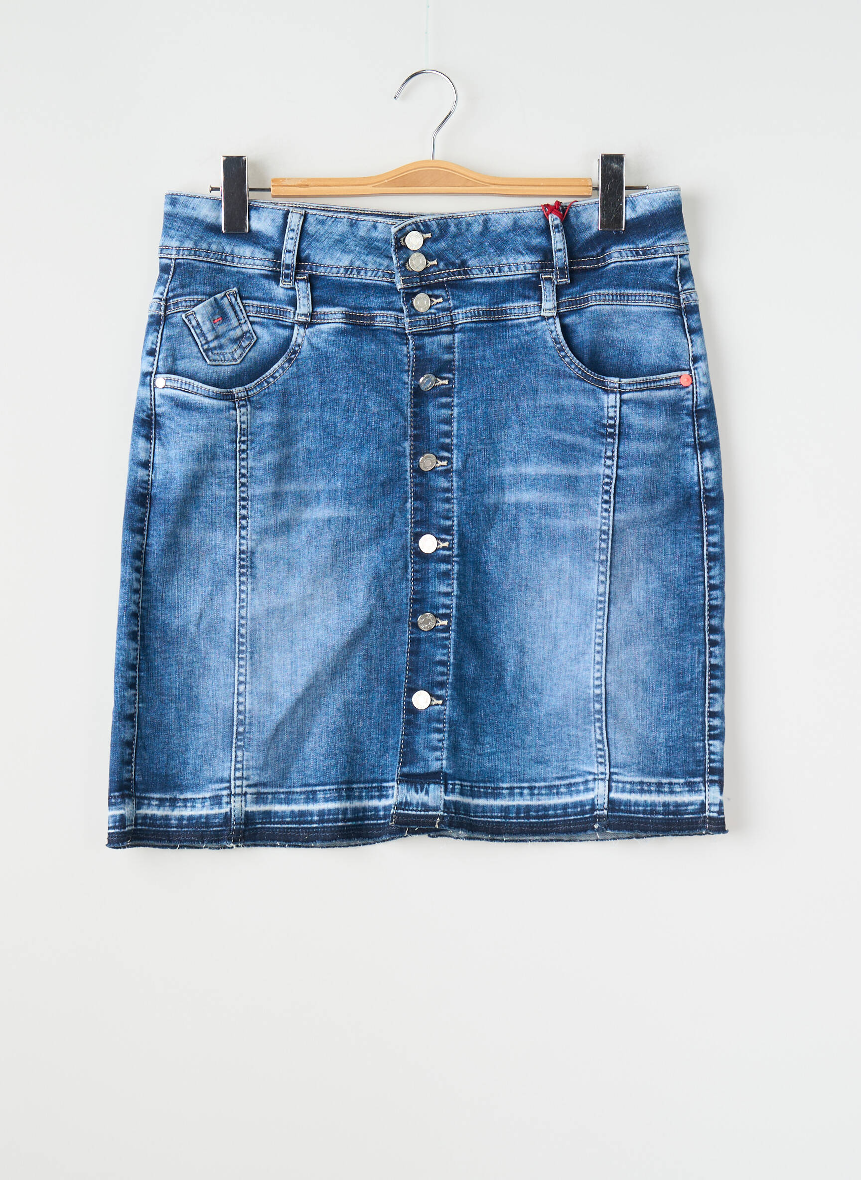 Trumpas sijonas mėlyna STREET ONE moteris