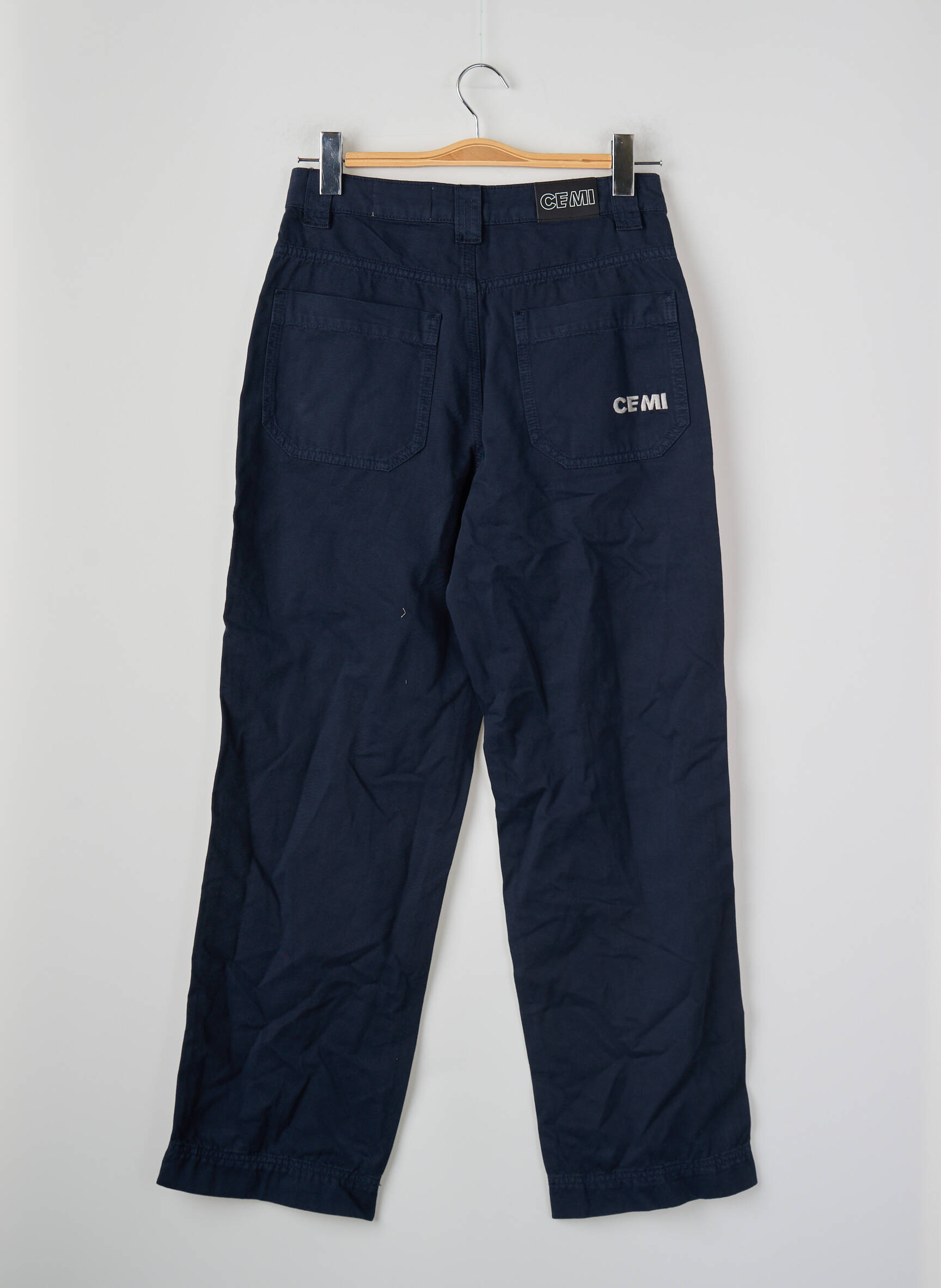 Tiesi kelnė mėlyna CEMI moteris