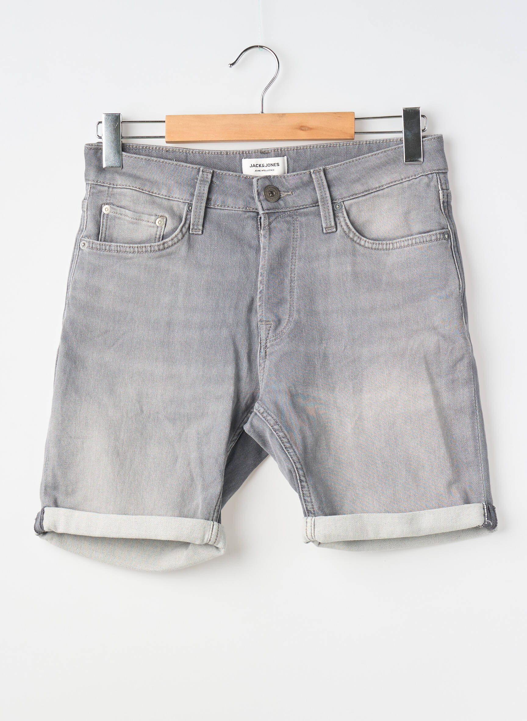 Šortas pilka JACK & JONES vyras