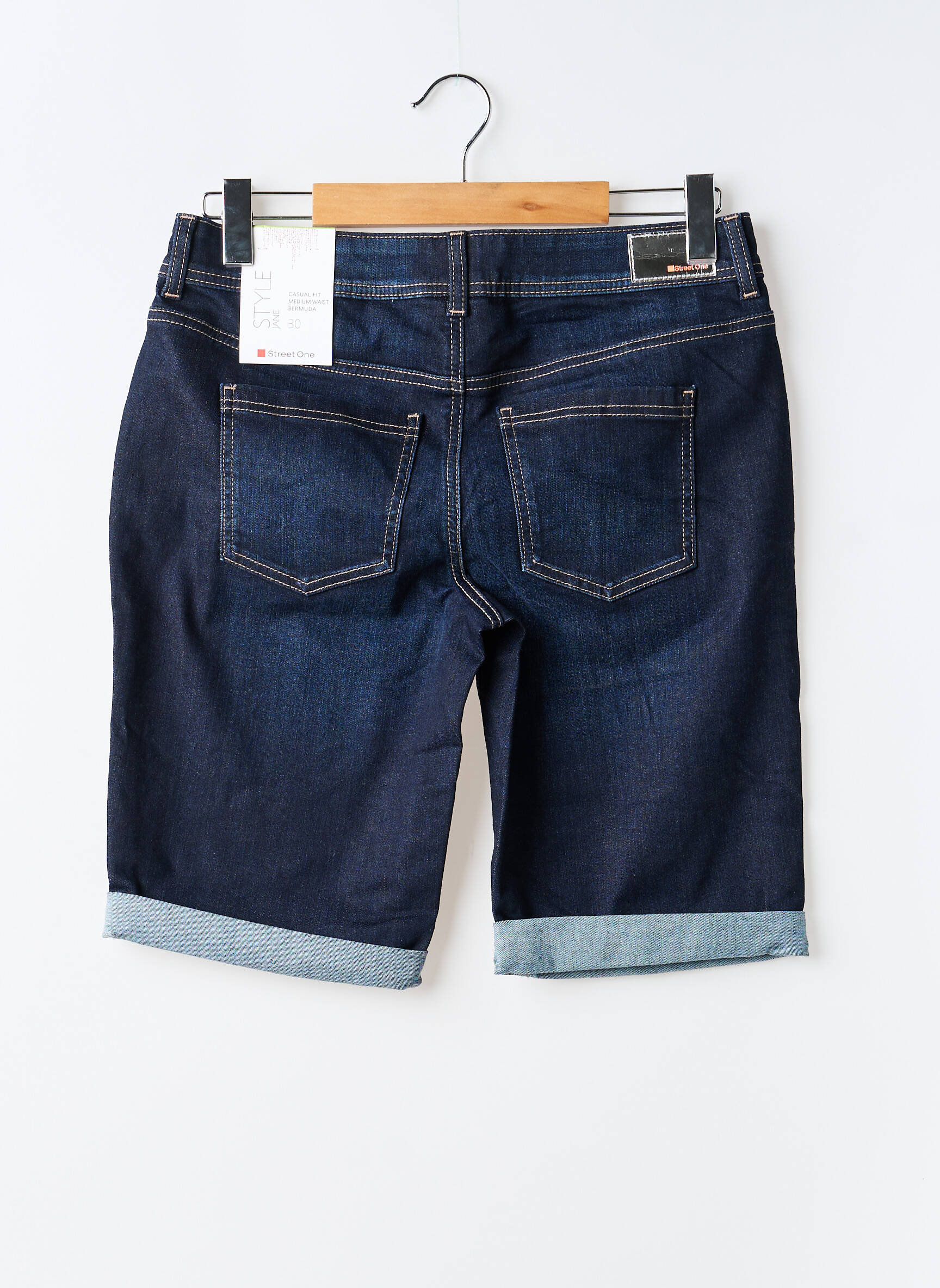 Bermudas mėlyna STREET ONE moteris