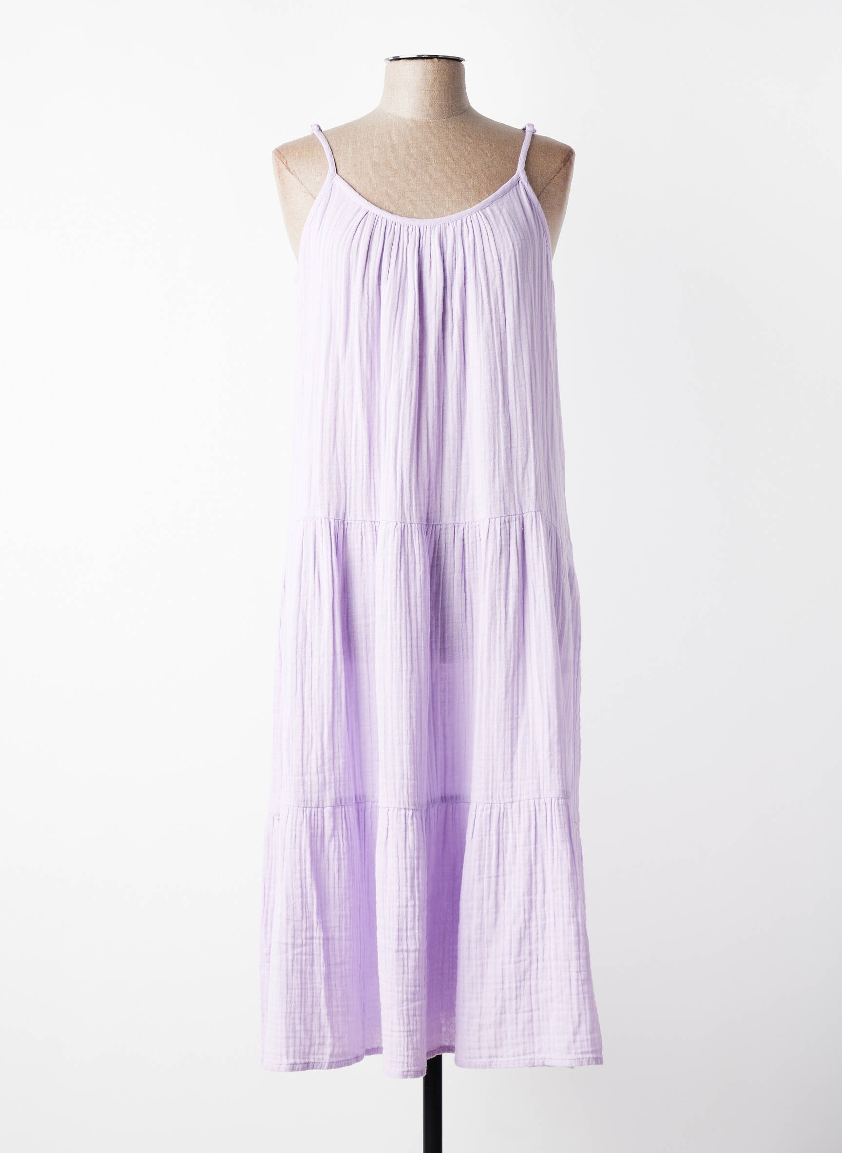 Trumpa suknelė violetinis VERO MODA moteris