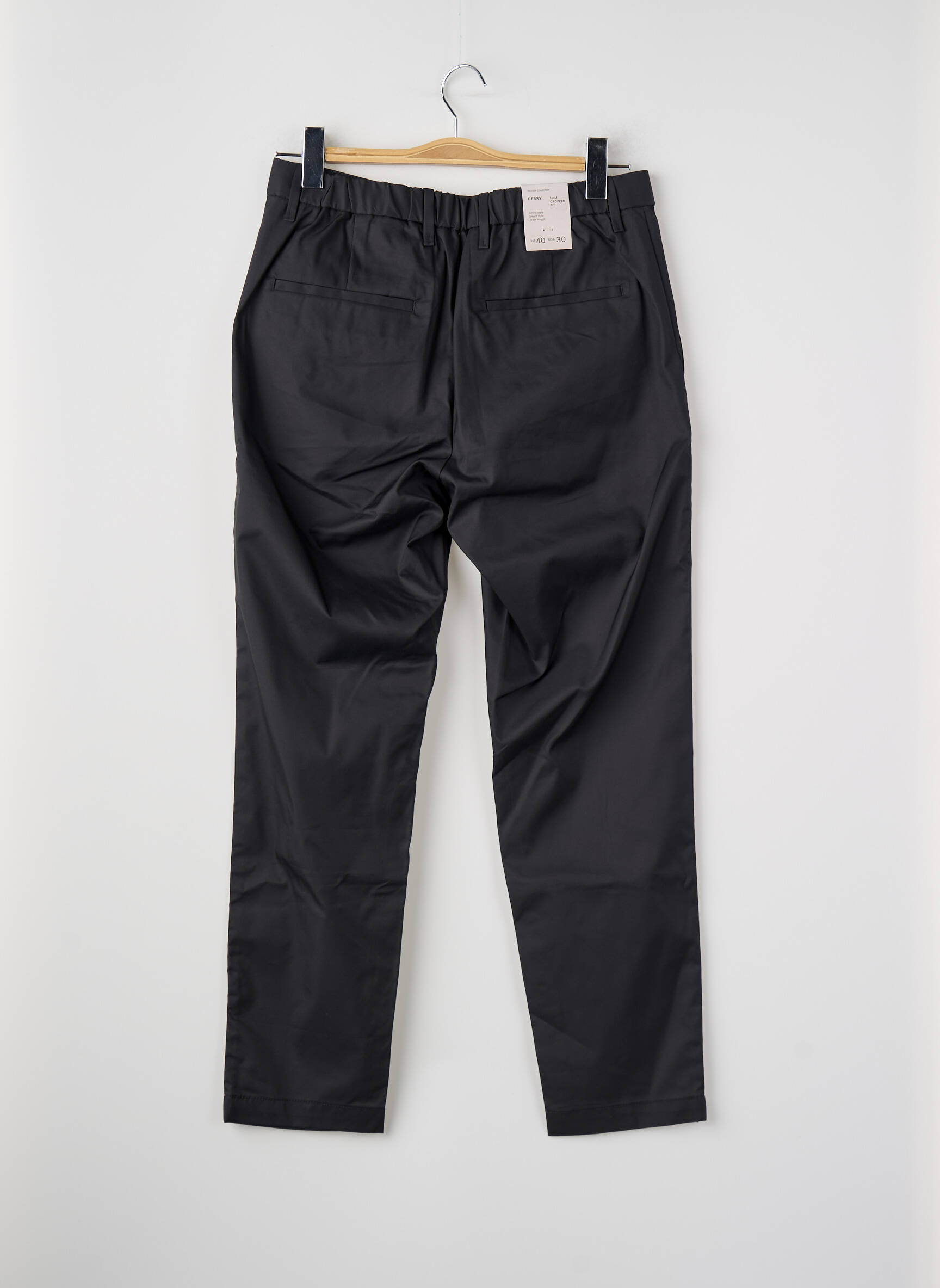 Chino kelnė juodas MANGO vyras