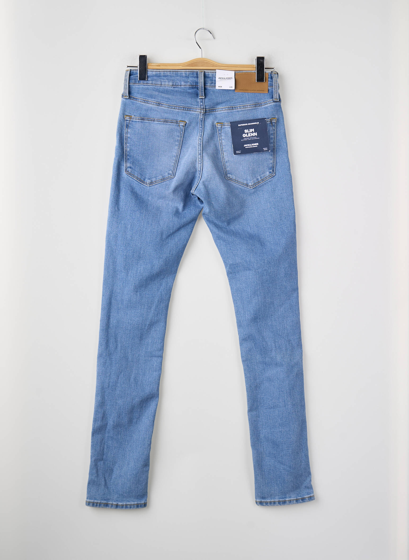 Lieknos džinsai mėlyna JACK & JONES vyras
