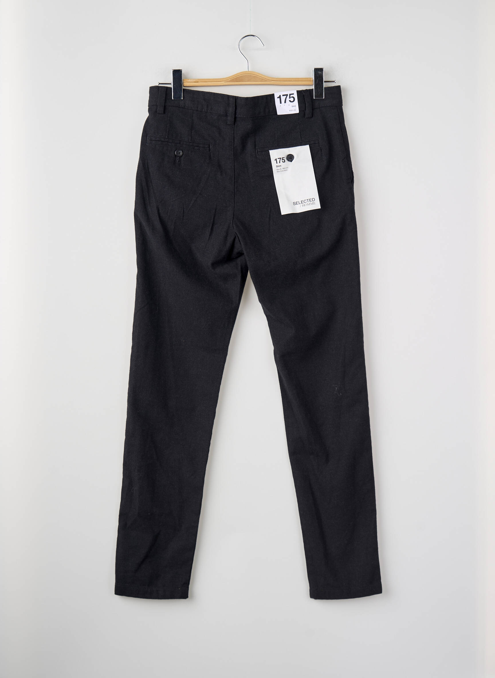 Chino kelnė juodas SELECTED vyras