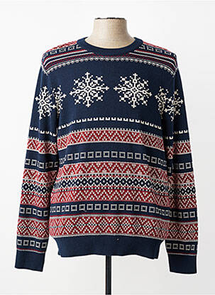 Megztinis mėlyna JACK & JONES vyras