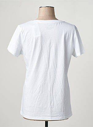 Viršūnė baltas MONSIEUR TSHIRT moteris