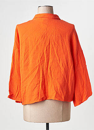 Moteriškas marškinys oranžinė VERO MODA moteris