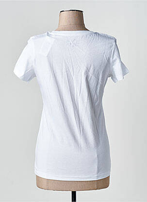 T-marškinys baltas MONSIEUR TSHIRT moteris