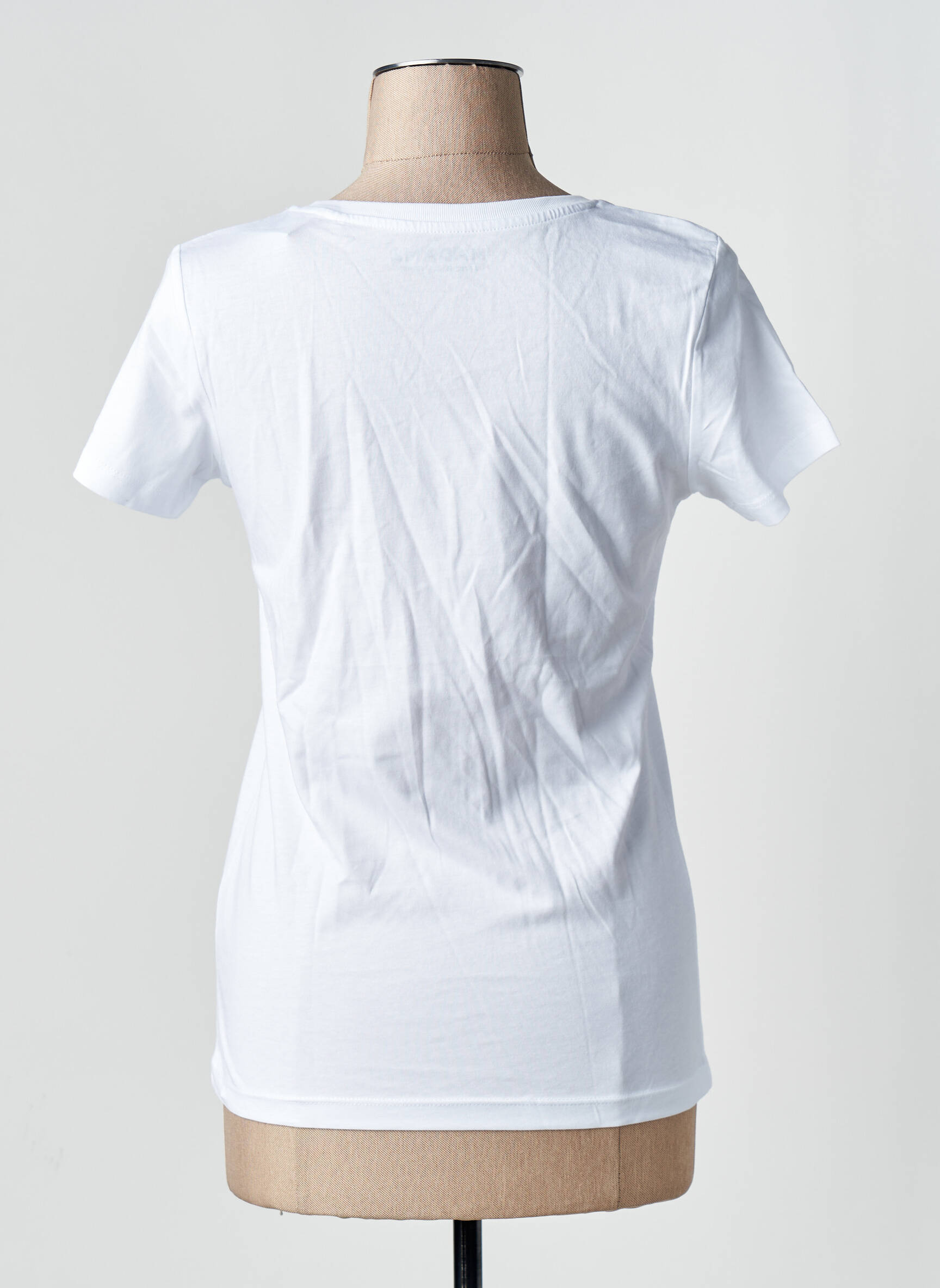 T-marškinys baltas MONSIEUR TSHIRT moteris