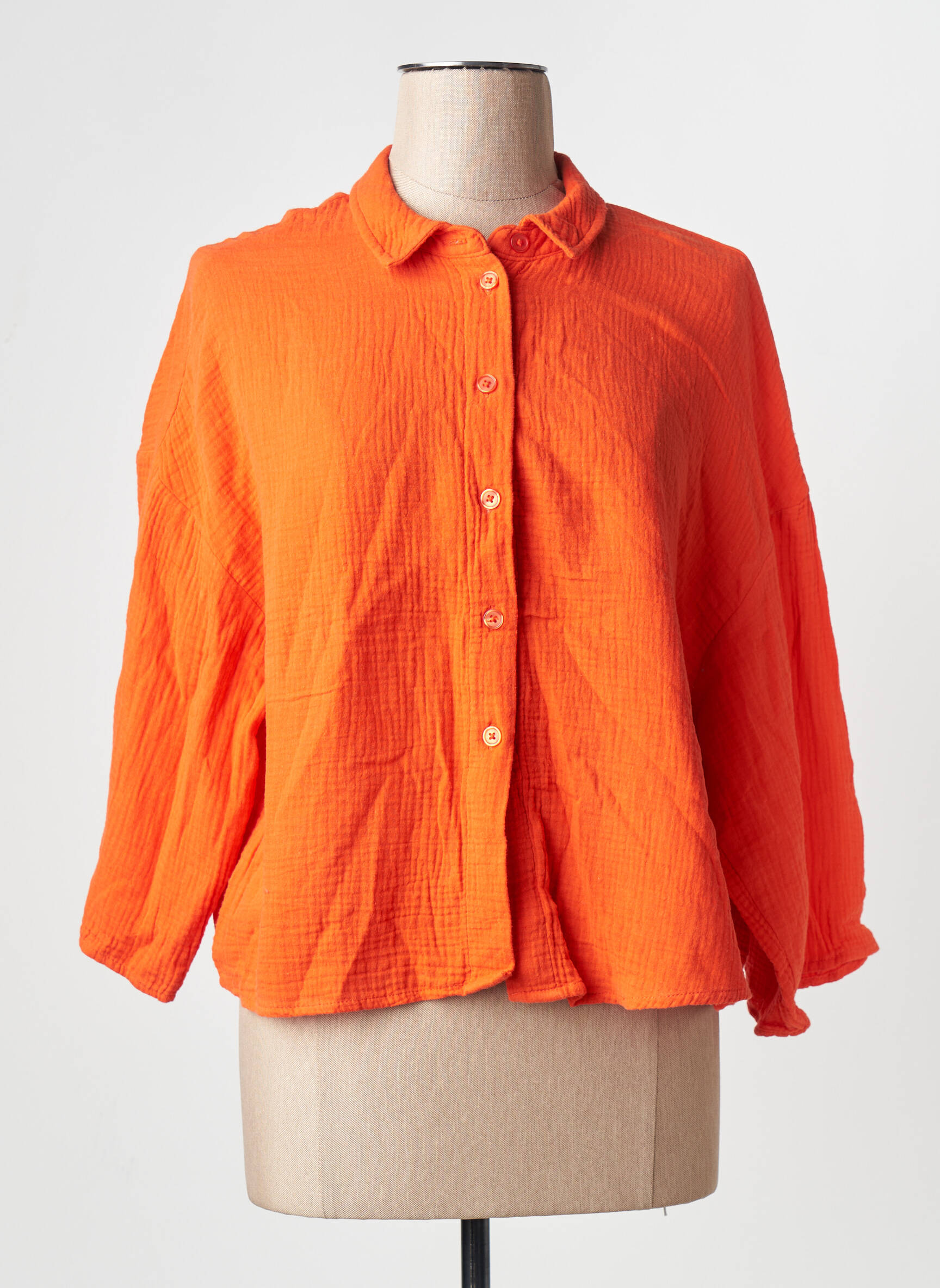 Moteriškas marškinys oranžinė VERO MODA moteris