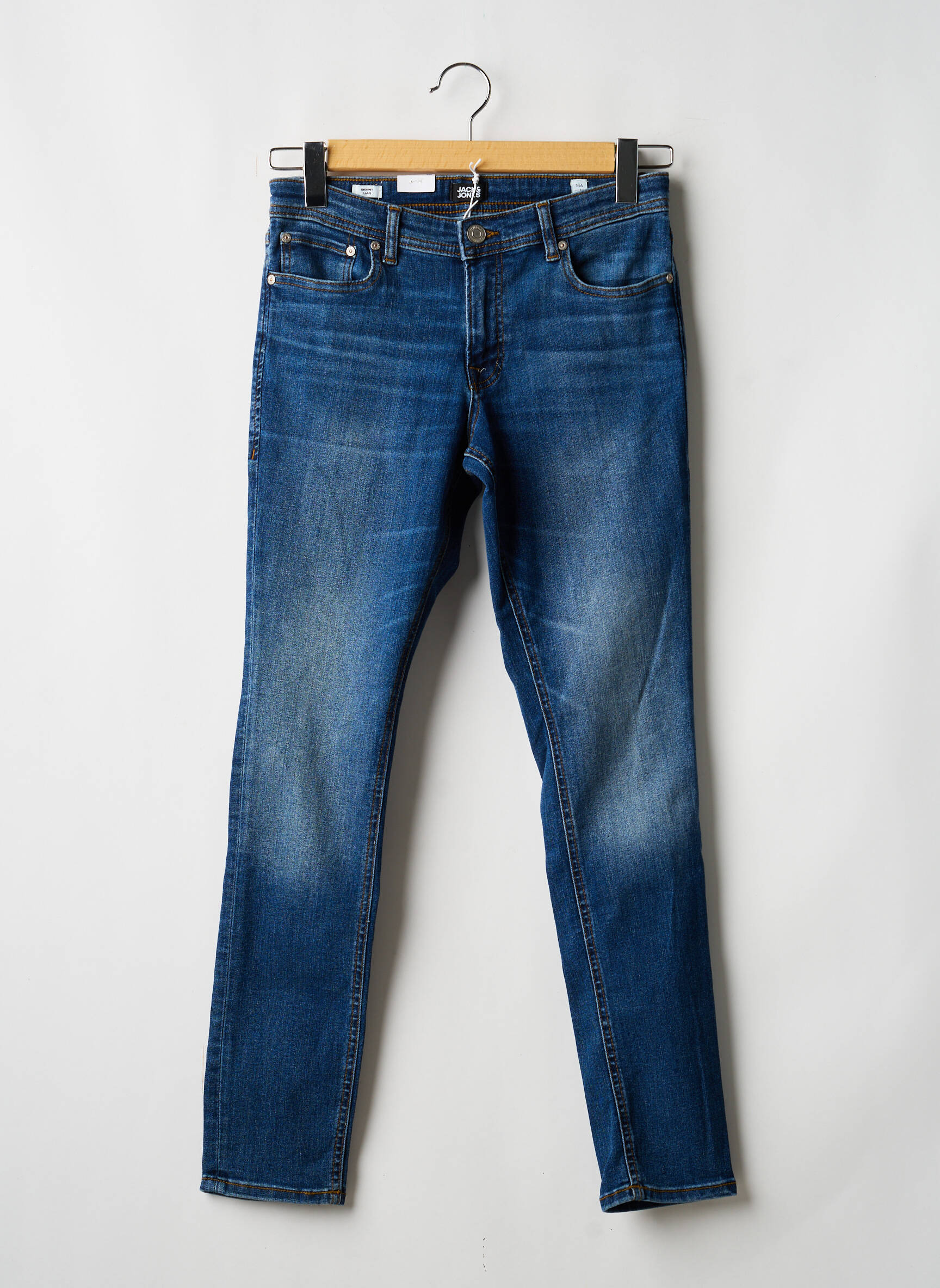 Lieknos džinsai mėlyna JACK & JONES berniukas