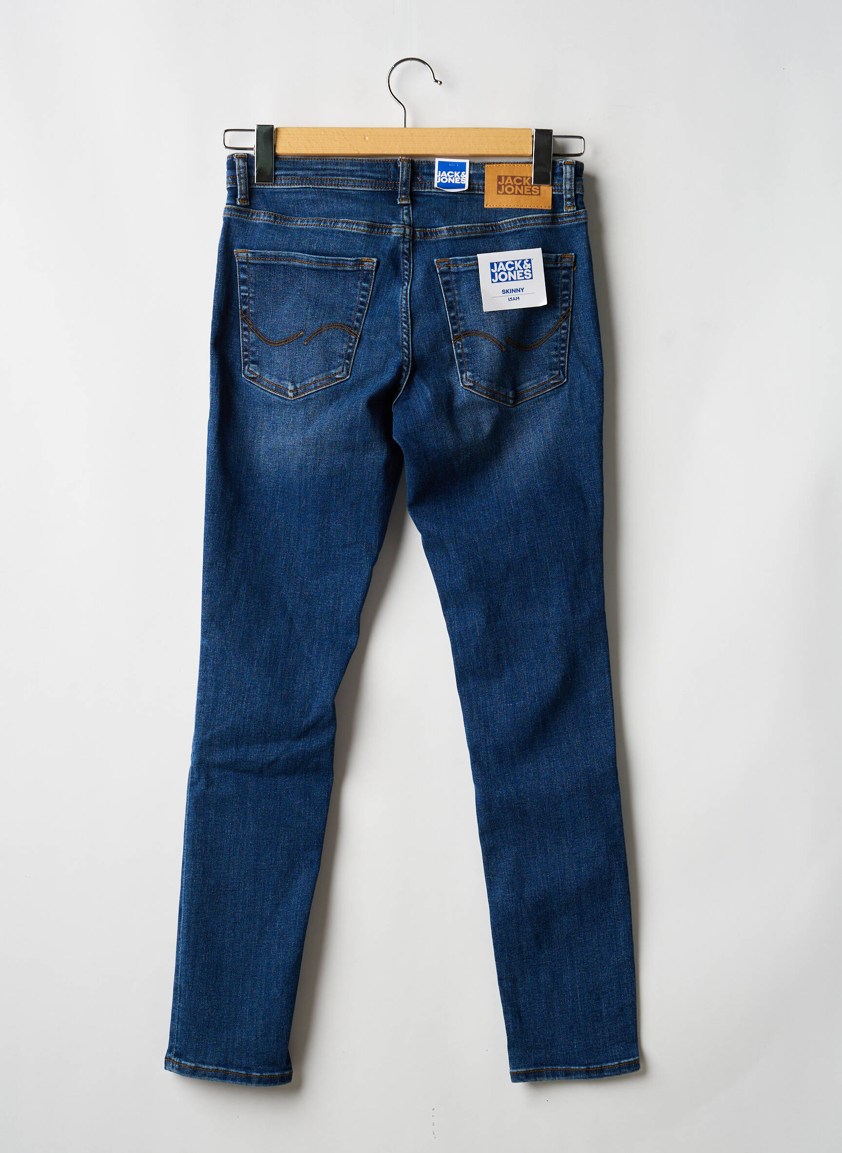 Lieknos džinsai mėlyna JACK & JONES berniukas