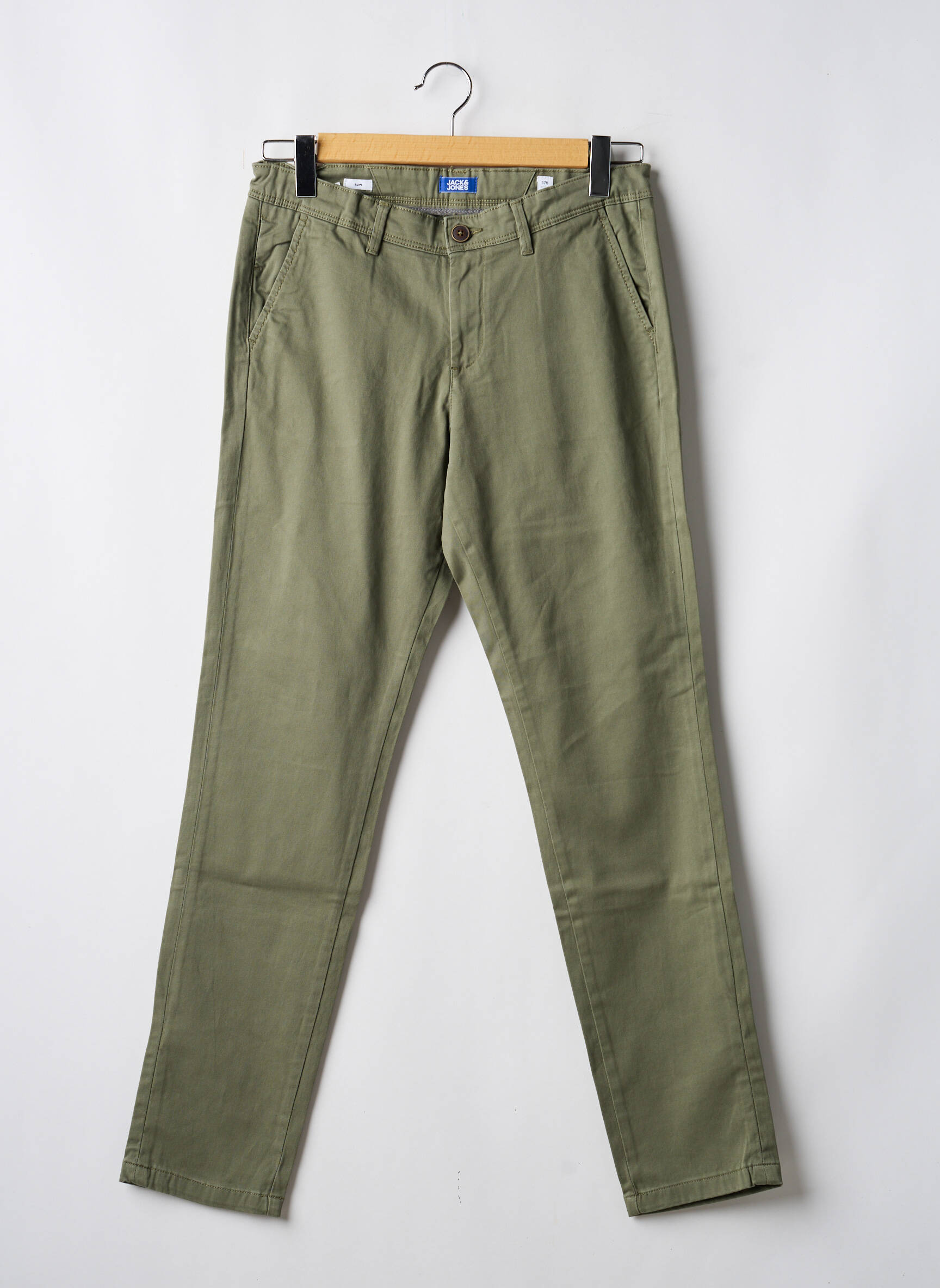 Chino kelnė tamsiai žalia JACK & JONES berniukas
