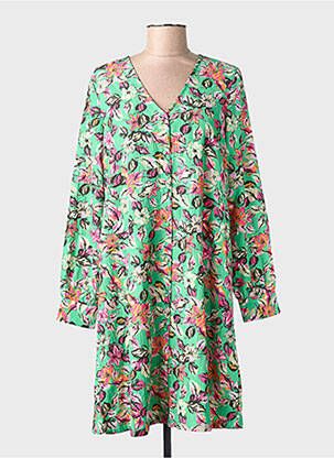 Pusilgių suknelė žalias VERO MODA moteris