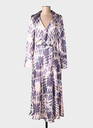 Ilga suknelė violetinis MANGO moteris