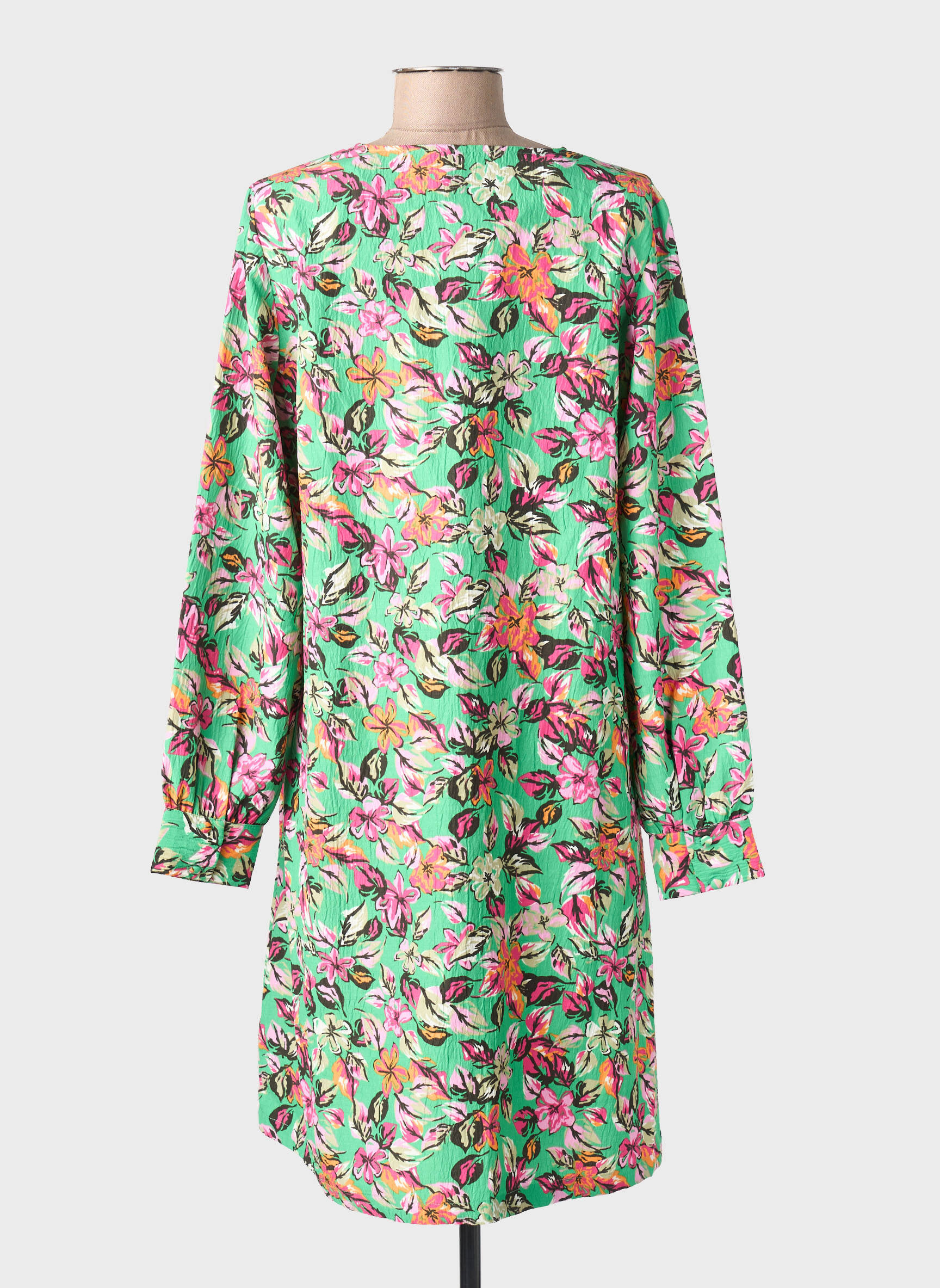 Pusilgių suknelė žalias VERO MODA moteris