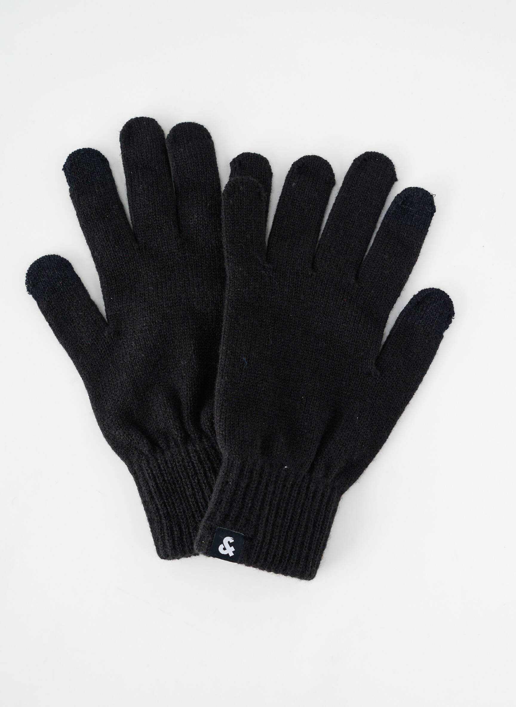 Pirštinės juodas JACK & JONES vyras