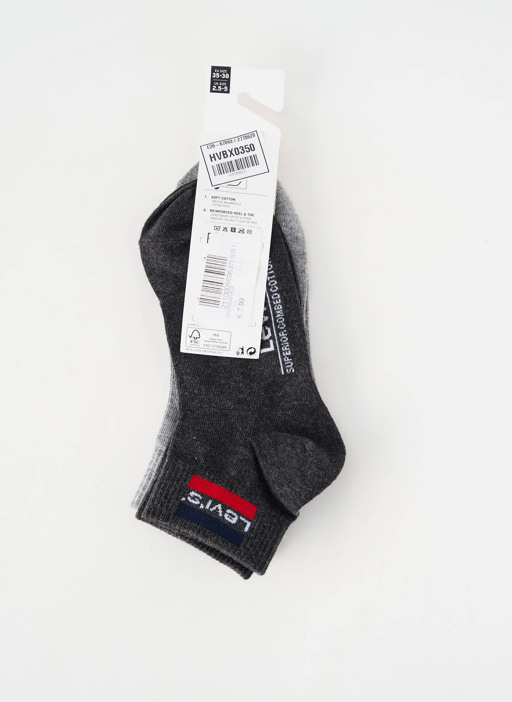 Kojinės pilka LEVI'S vyras