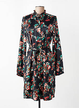 Pusilgių suknelė col v juodas VERO MODA moteris