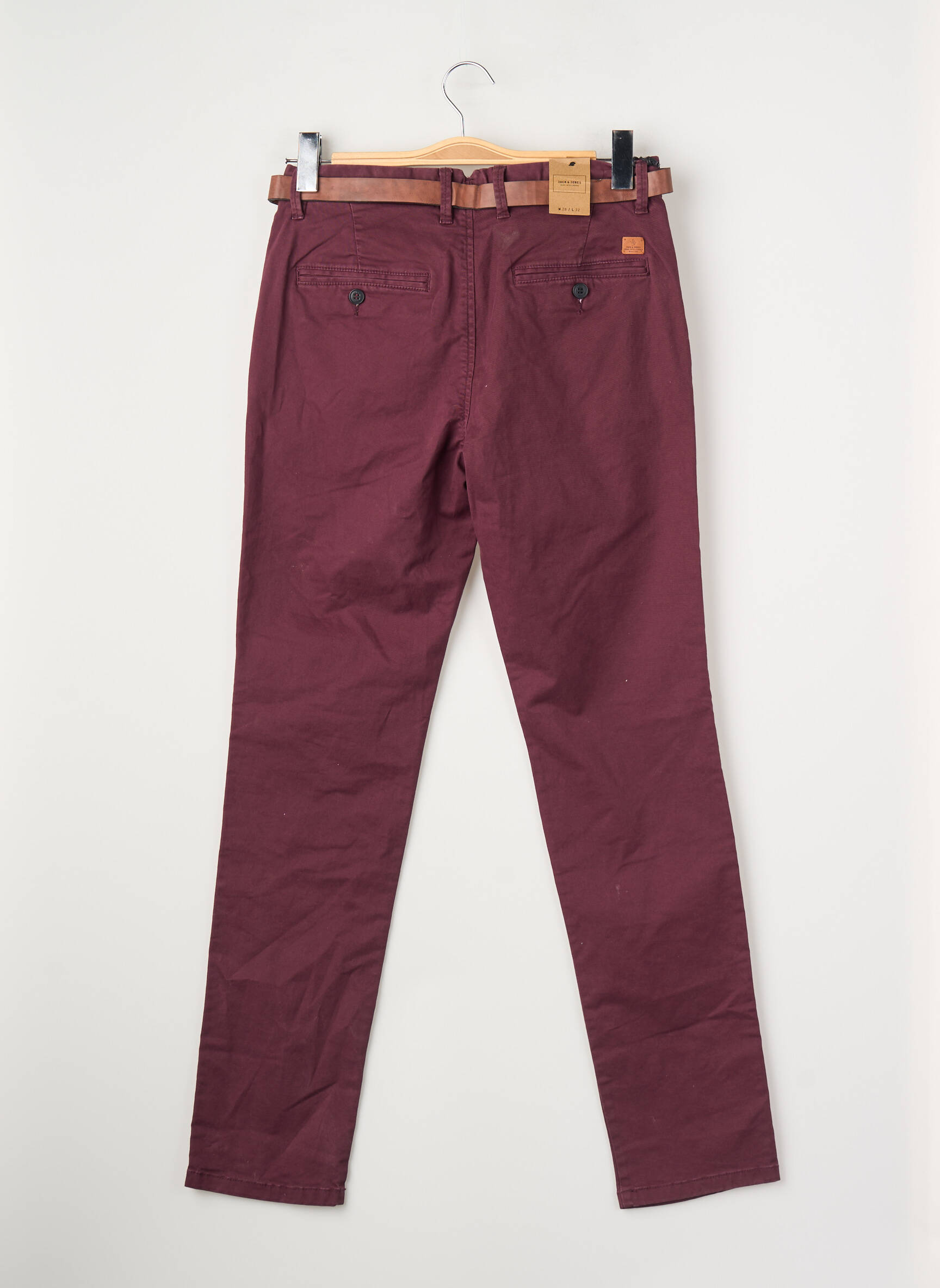 Chino kelnė raudona JACK & JONES vyras