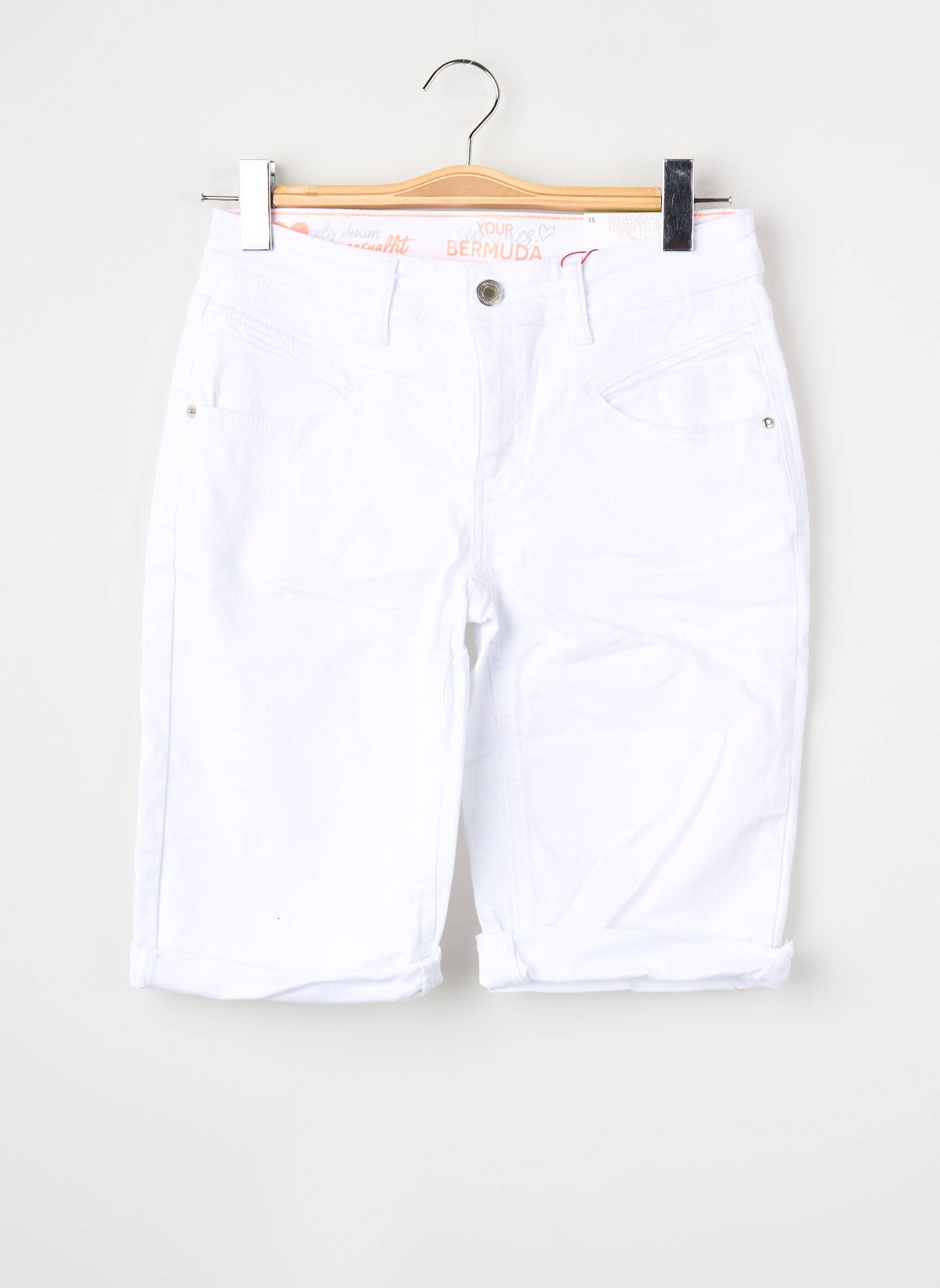 Bermudas baltas STREET ONE moteris