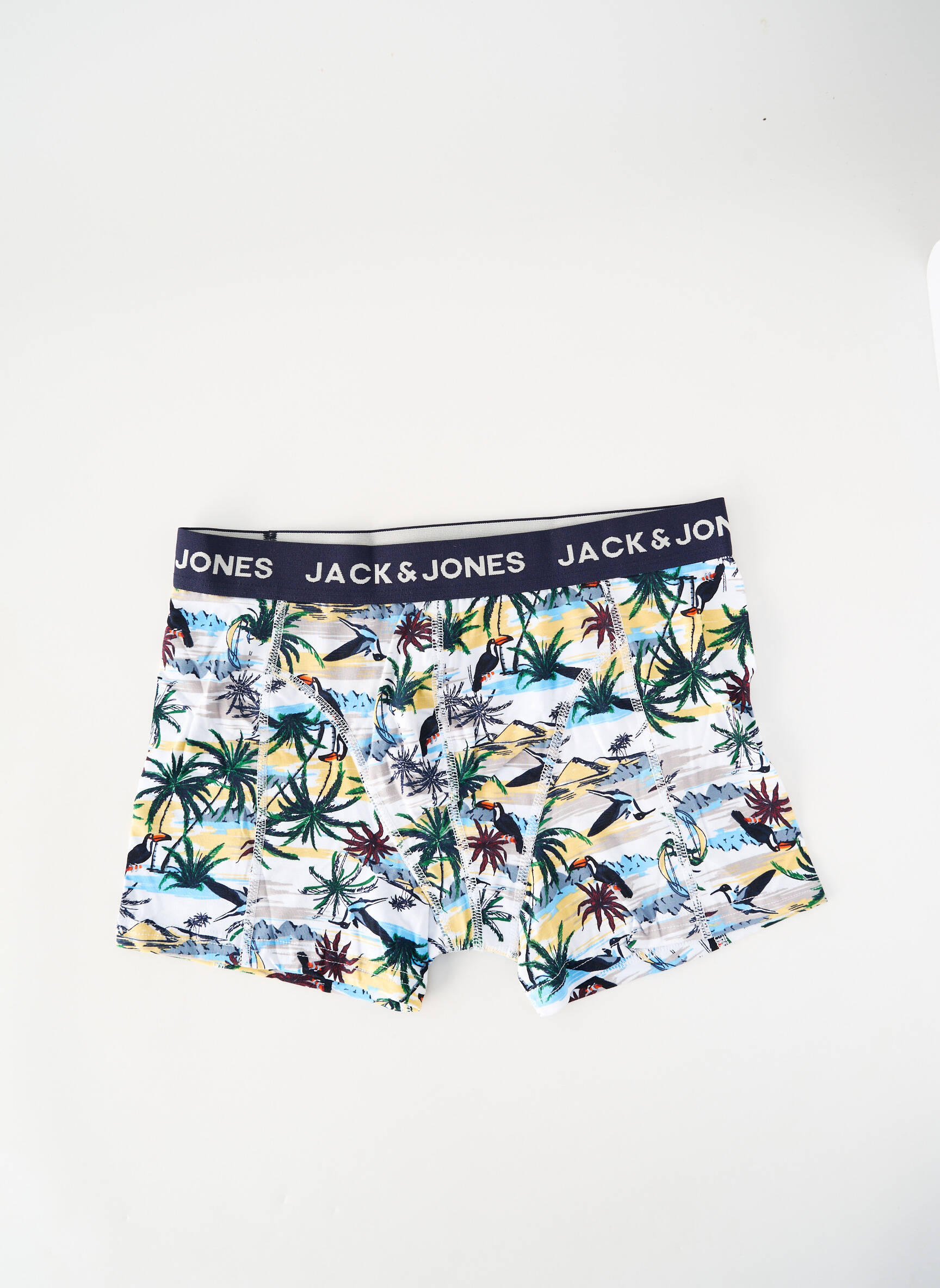 Bokseris baltas JACK & JONES vyras