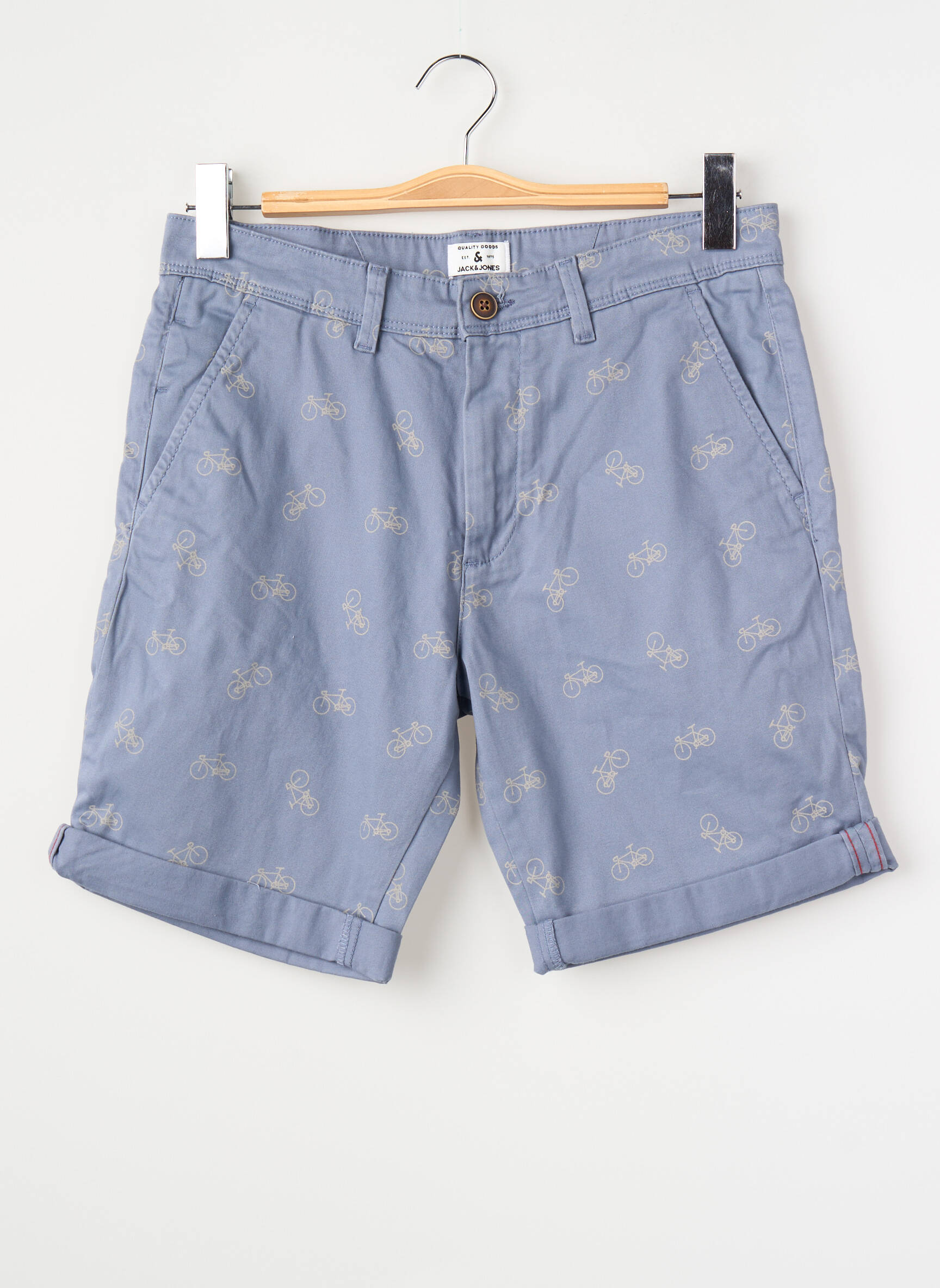 Bermudas pilka JACK & JONES vyras