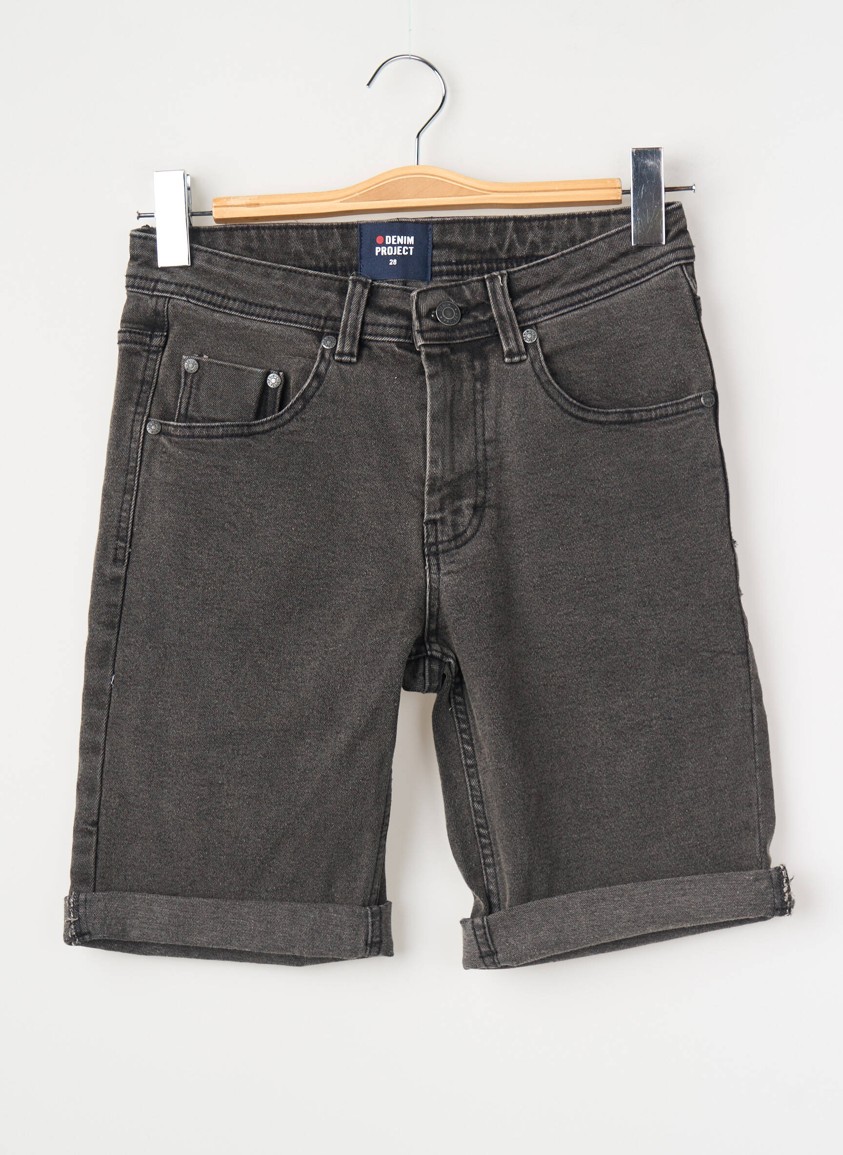Šortas pilka DENIM PROJECT vyras