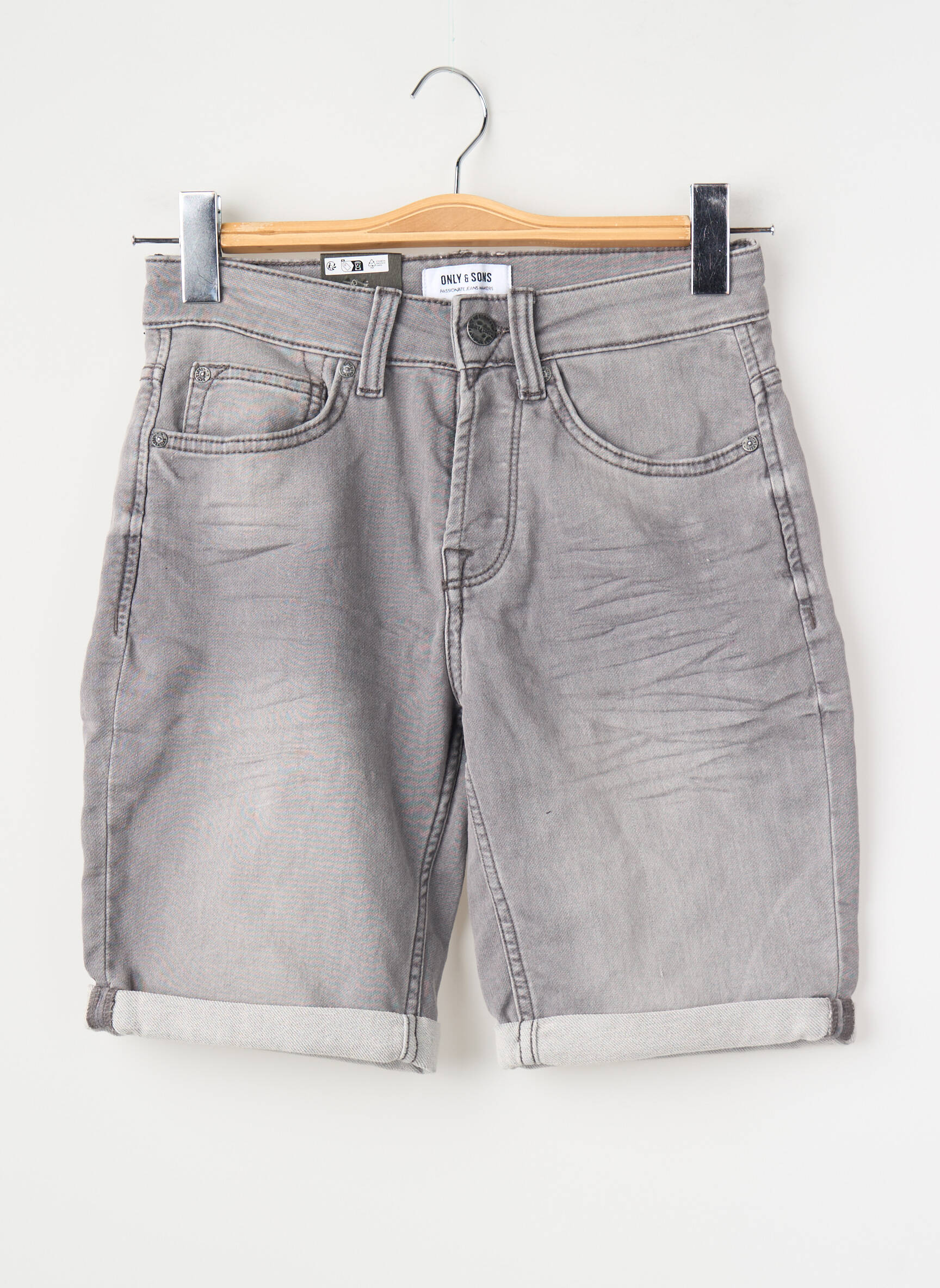 Šortas pilka ONLY&SONS vyras