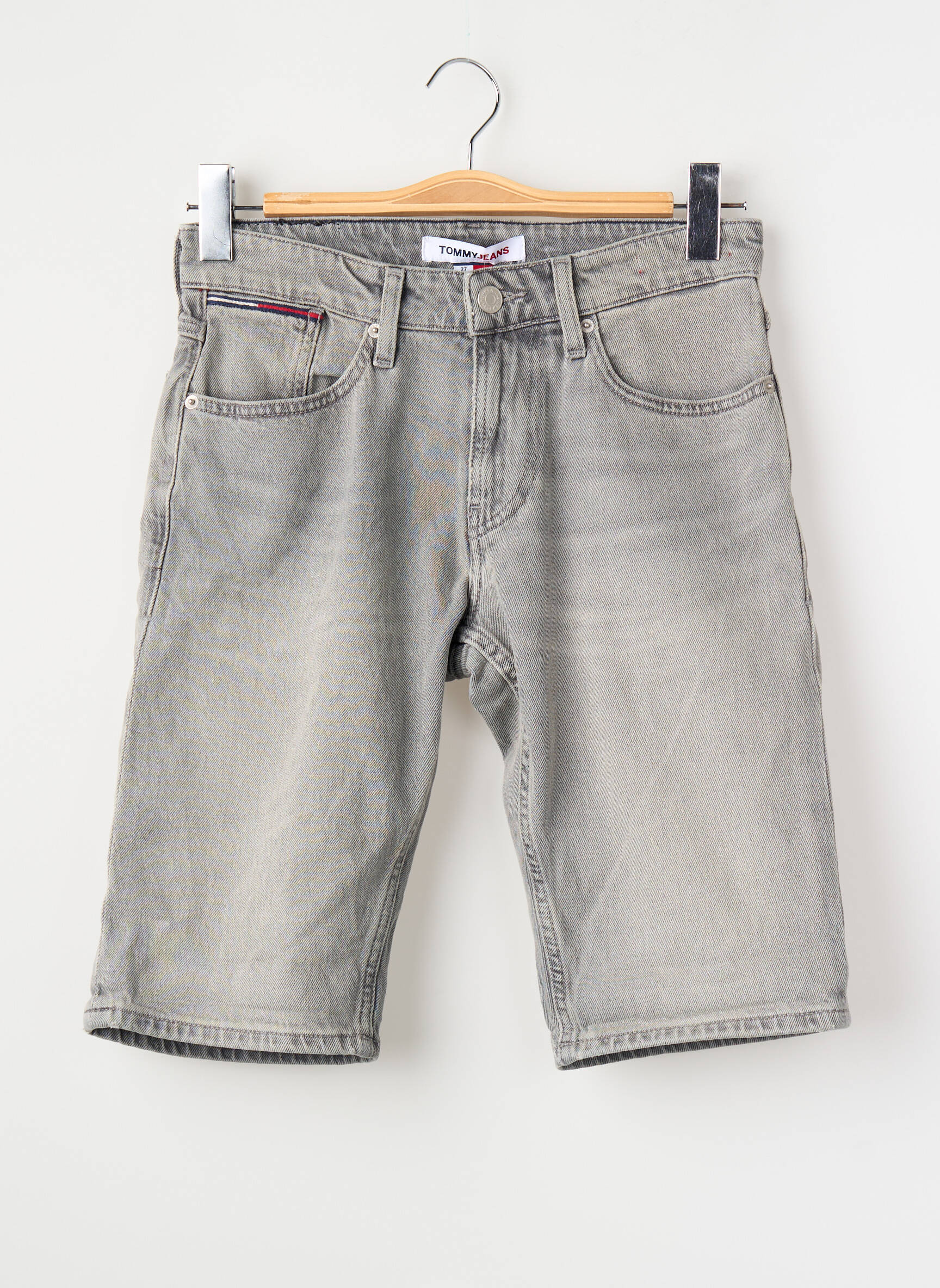 Šortas pilka TOMMY HILFIGER vyras