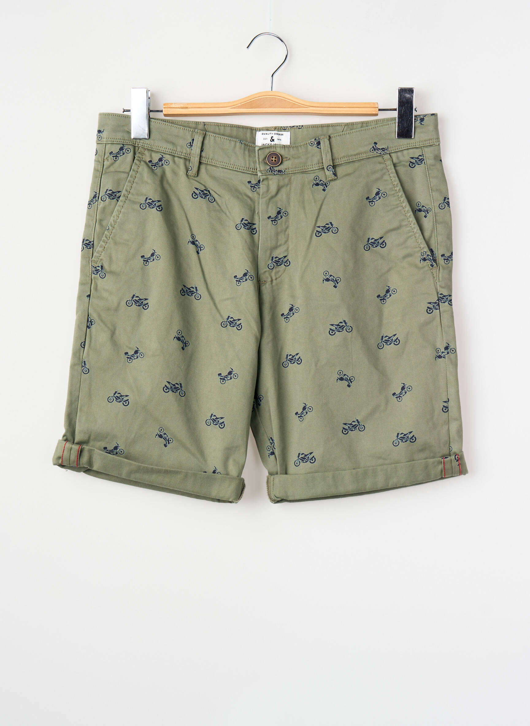 Bermudas žalias JACK & JONES vyras