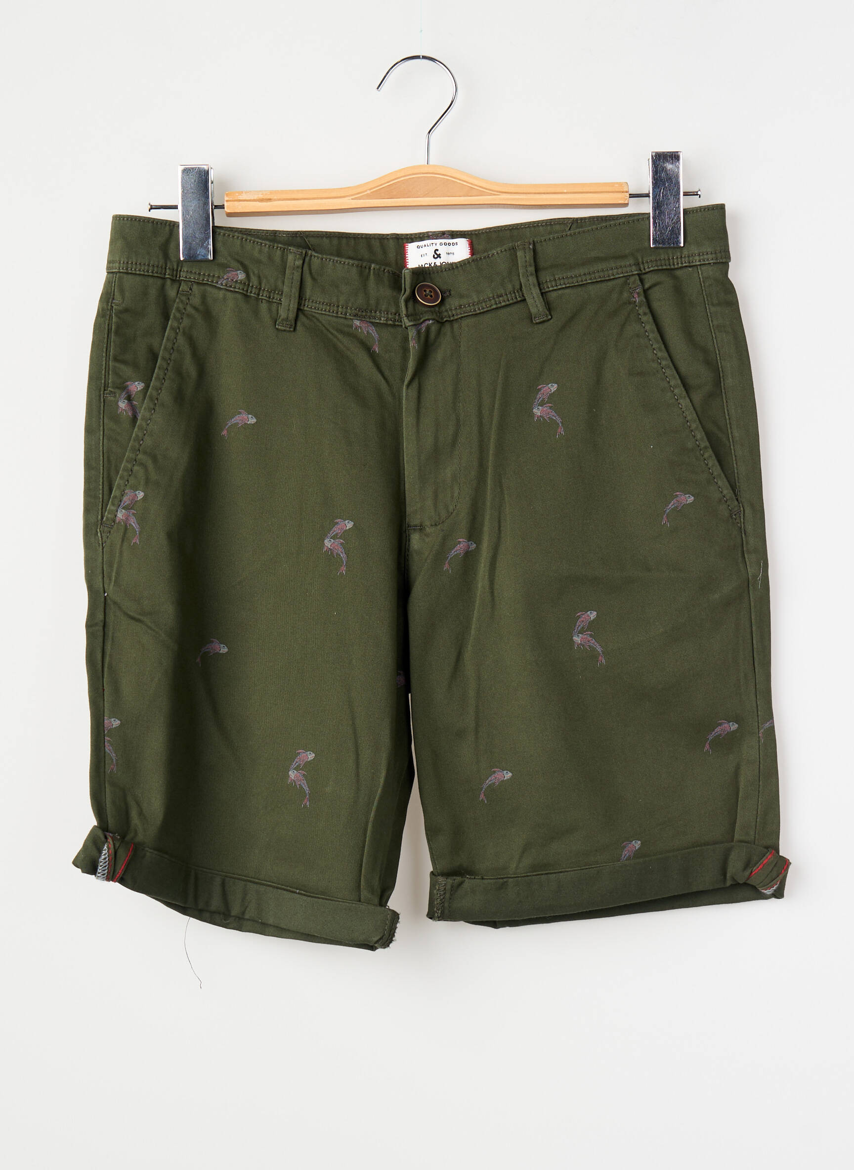 Bermudas žalias JACK & JONES vyras
