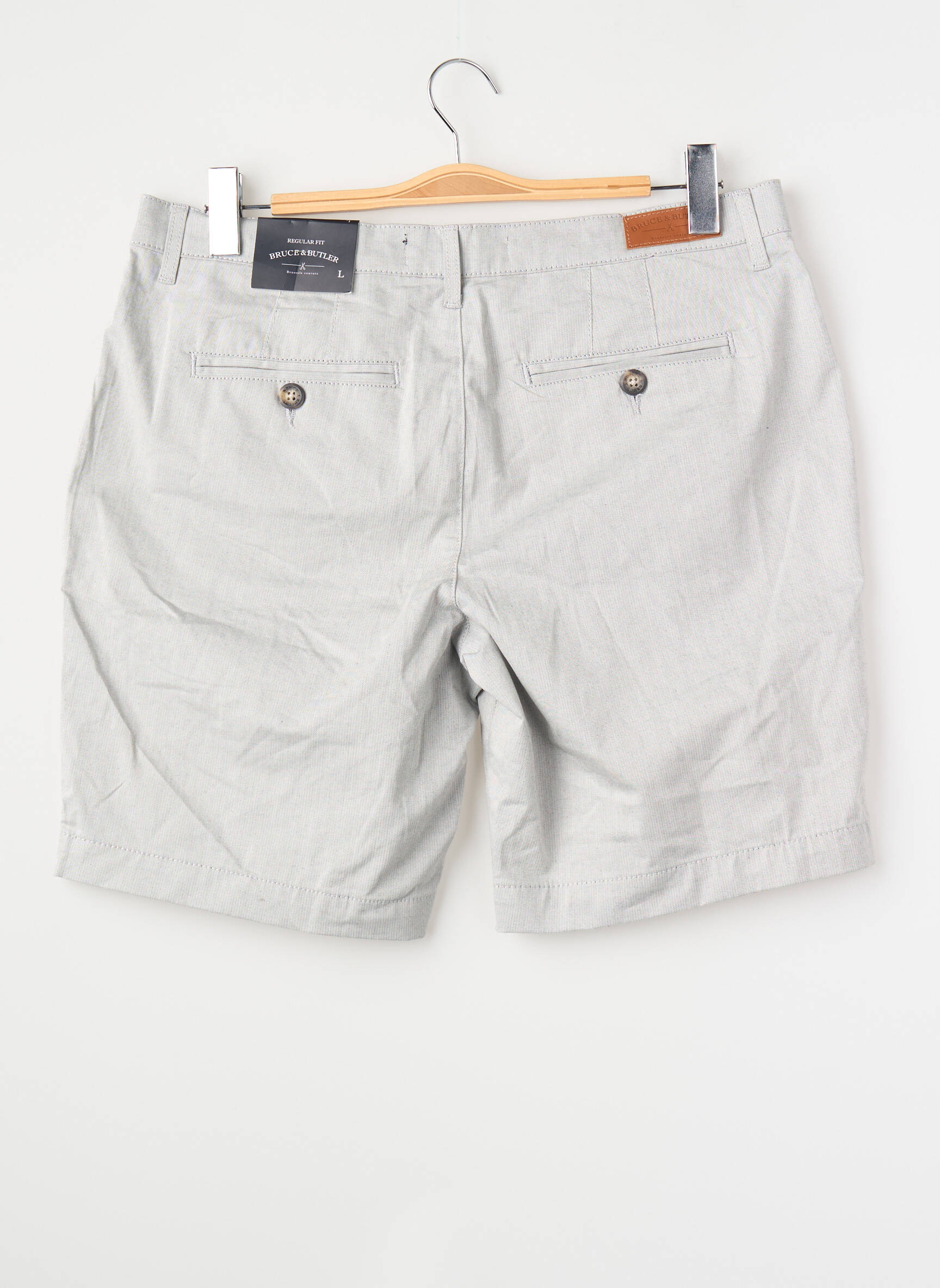 Bermudas baltas BRUCE & BUTLER  vyras