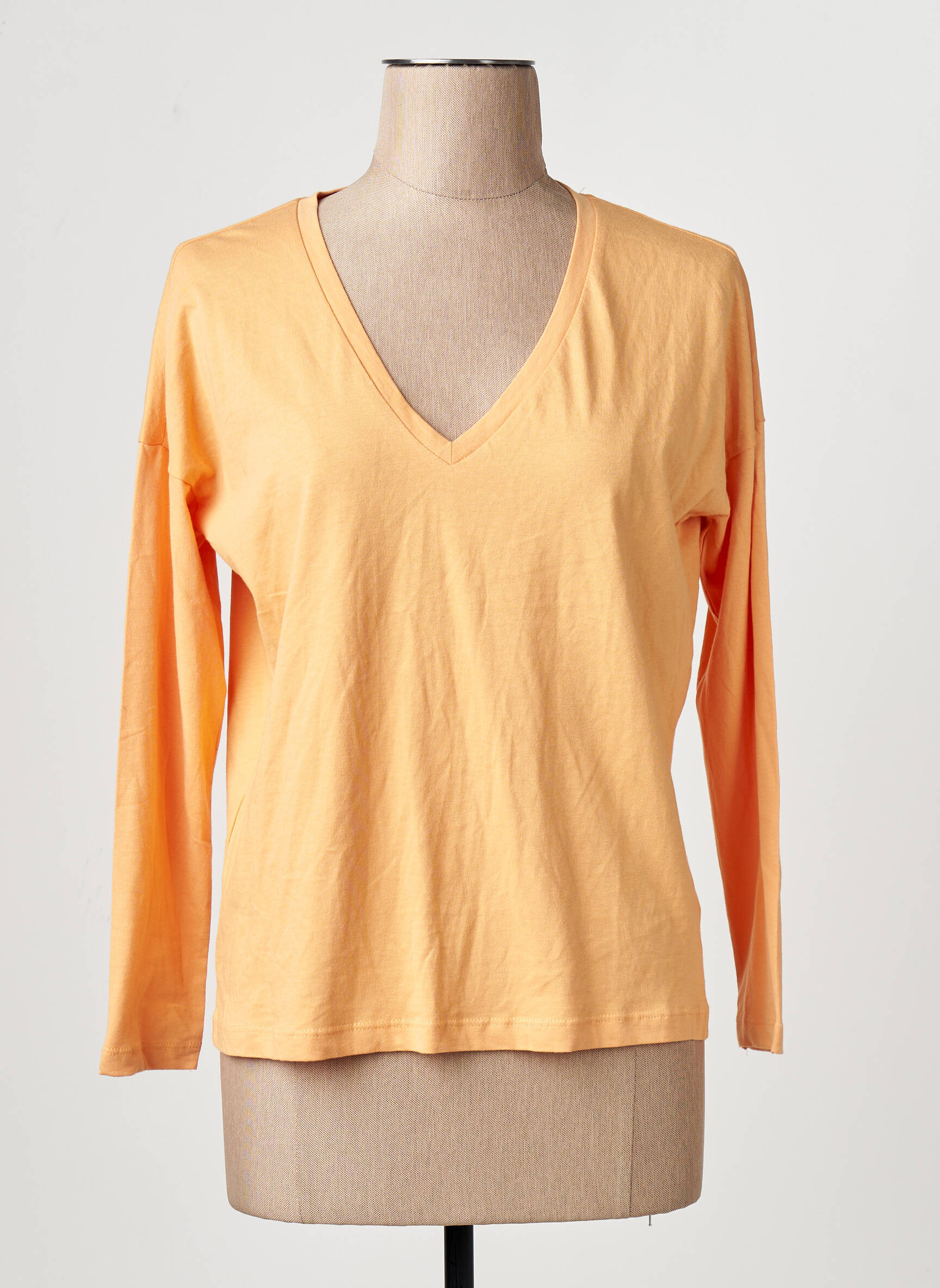T-marškinys oranžinė MANGO moteris