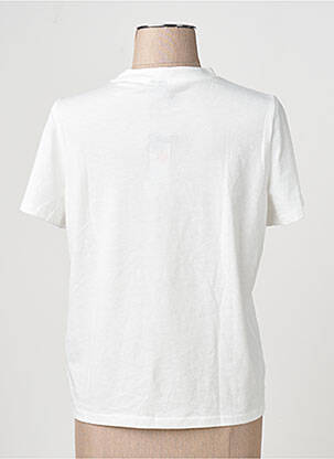 T-marškinys baltas VERO MODA moteris
