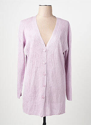 Ilgų rankovių liemenė violetinis MANGO moteris