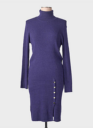 Megztinė suknelė mėlyna VERO MODA moteris