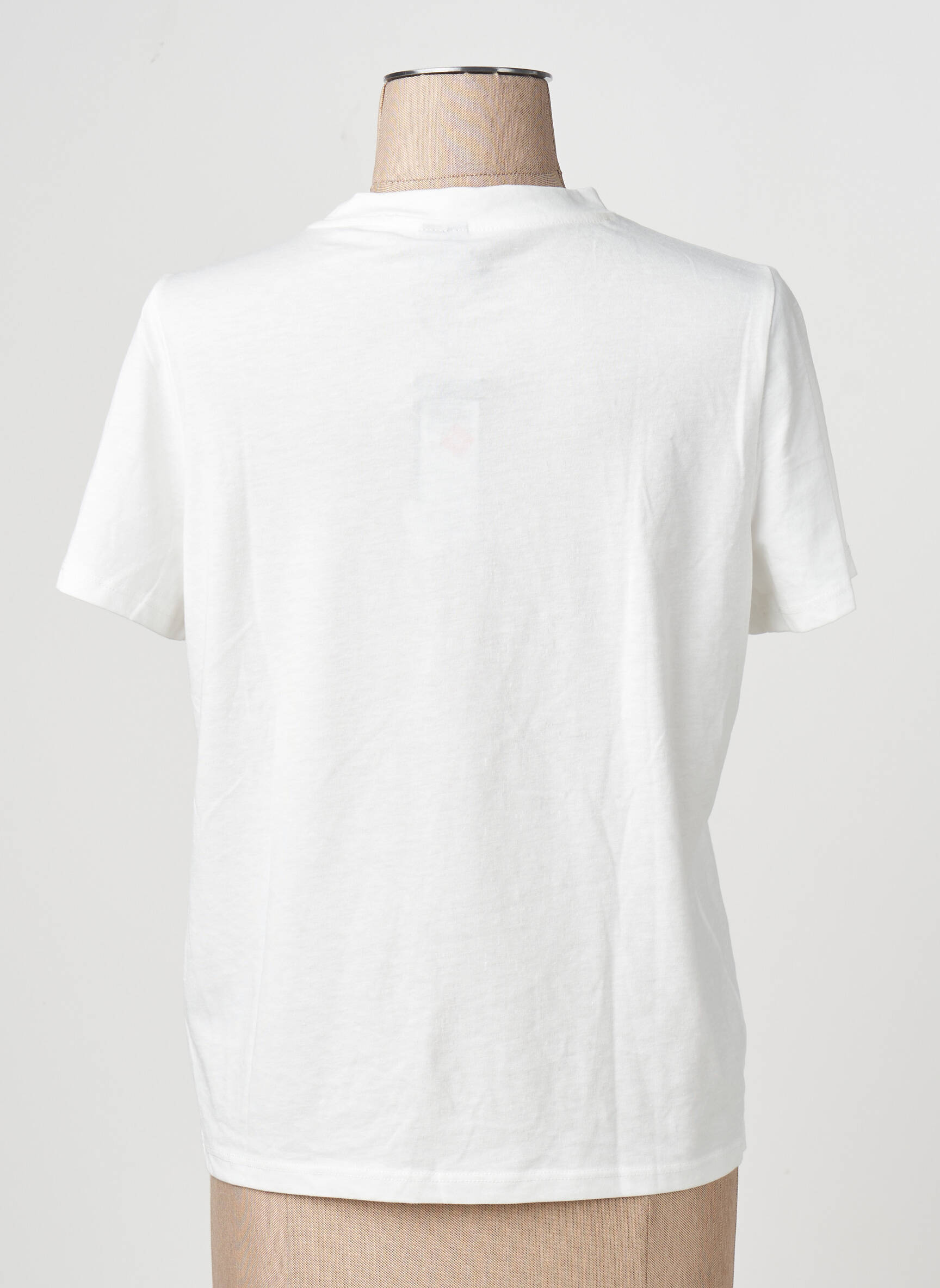 T-marškinys baltas VERO MODA moteris