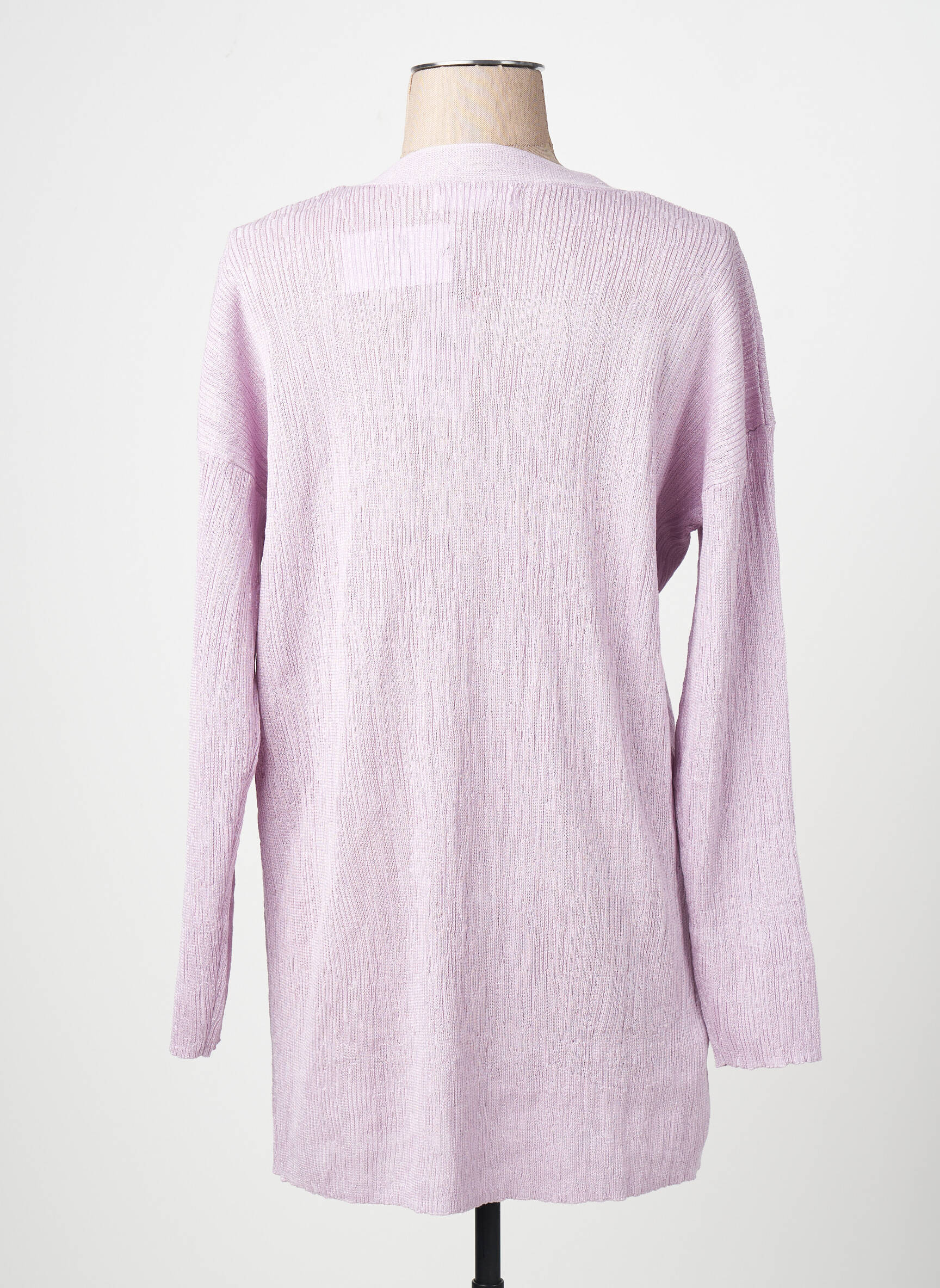 Ilgų rankovių liemenė violetinis MANGO moteris