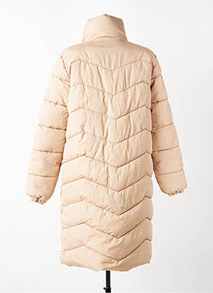 Pūkinė striukė aukšta apykaklė bežinis VERO MODA moteris