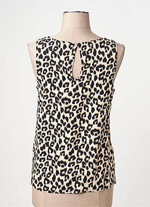 Bluzonai apvalus kaklas be rankų rudas VERO MODA moteris