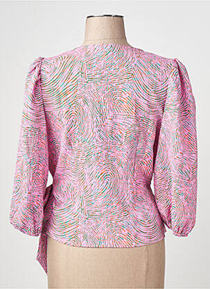 Moteriškas marškinys 3/4 rankovės rožinė VERO MODA moteris