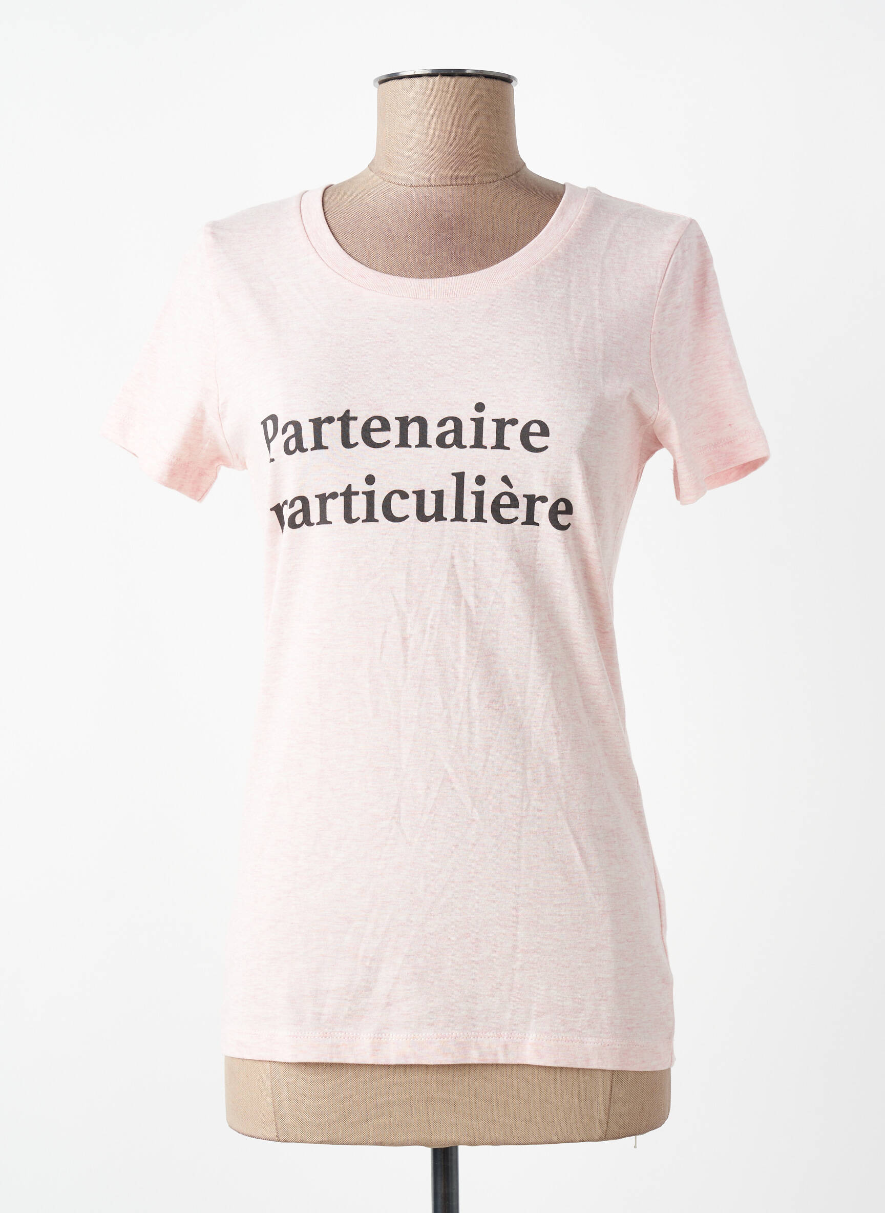T-marškinys rožinė MONSIEUR TSHIRT moteris