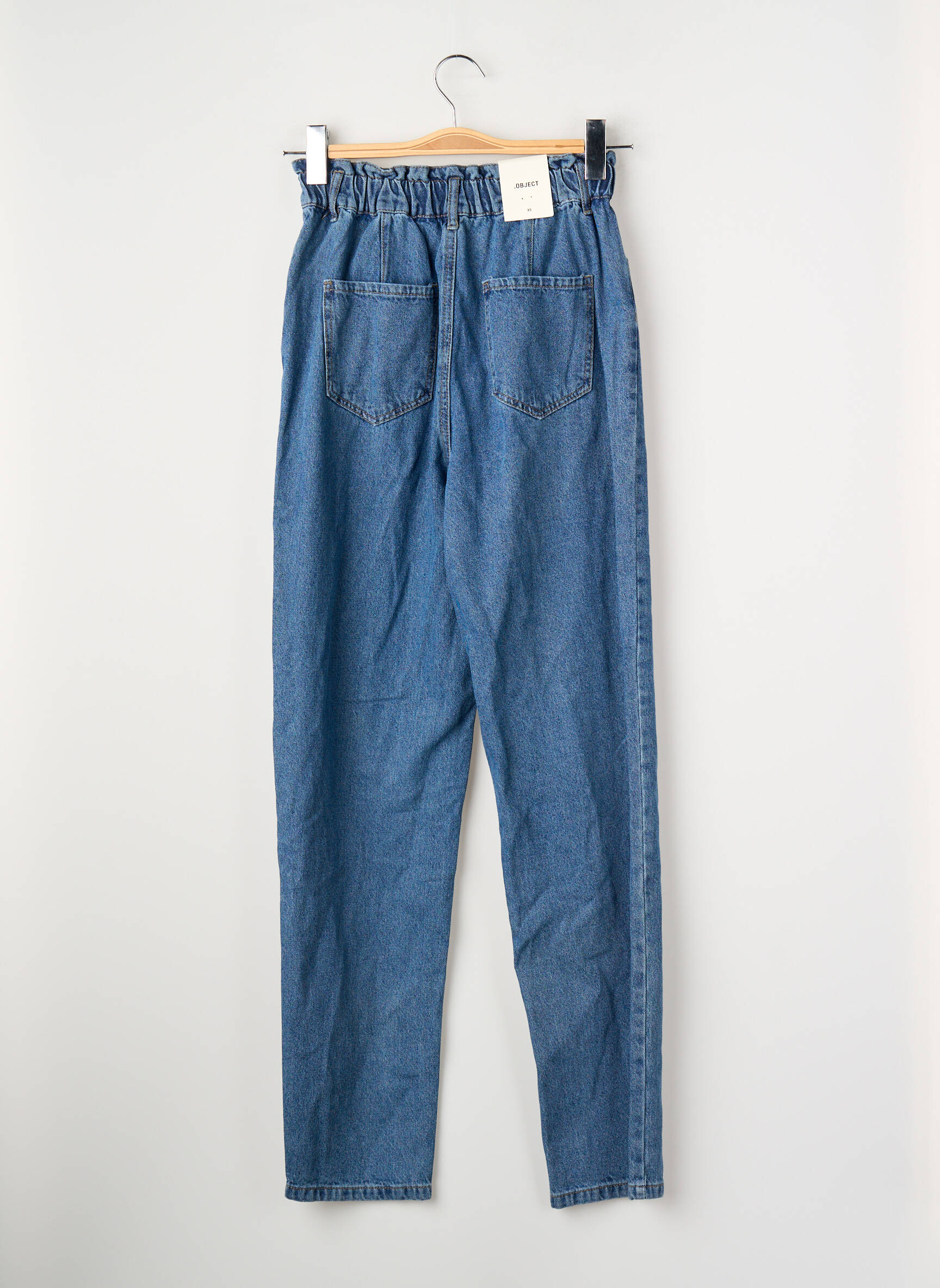 Tiesios kirpimo džinsai mėlyna OBJECT moteris