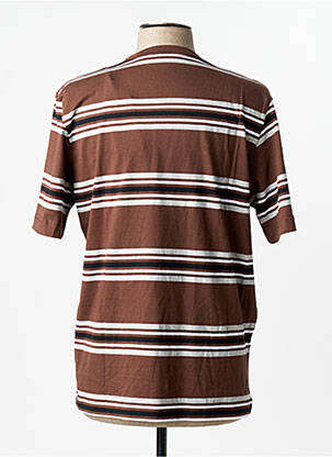 T-marškinys rudas JACK & JONES vyras