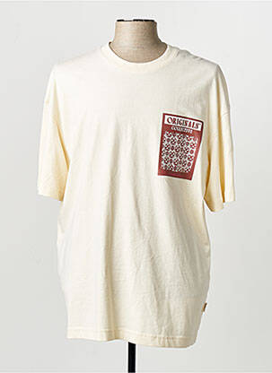 T-marškinys geltona JACK & JONES vyras