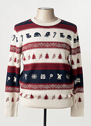 Megztinis raudona JACK & JONES vyras
