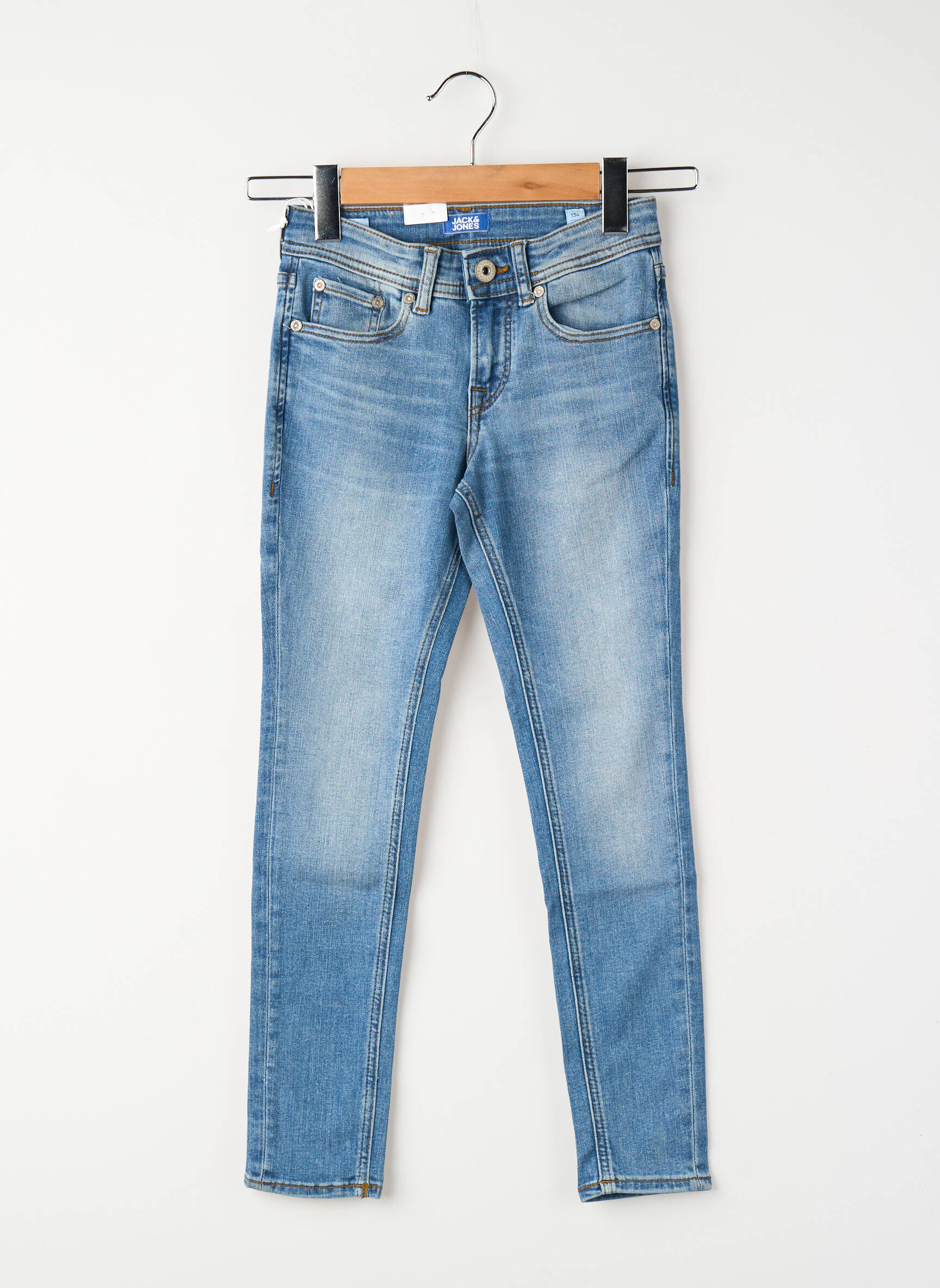 Lieknos džinsai mėlyna JACK & JONES berniukas