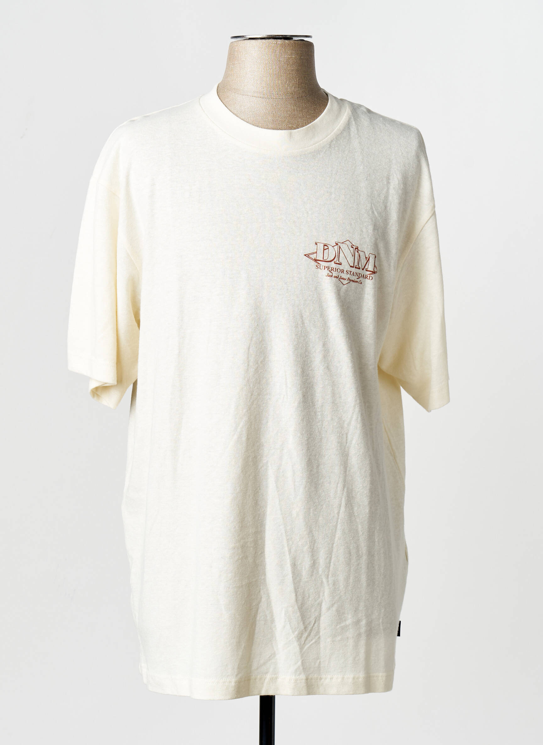 T-marškinys bežinis JACK & JONES vyras
